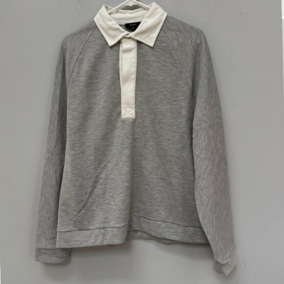 Reiss Gray Rugby Long Sleeve Shirt in Medium - Picture 2 of 7